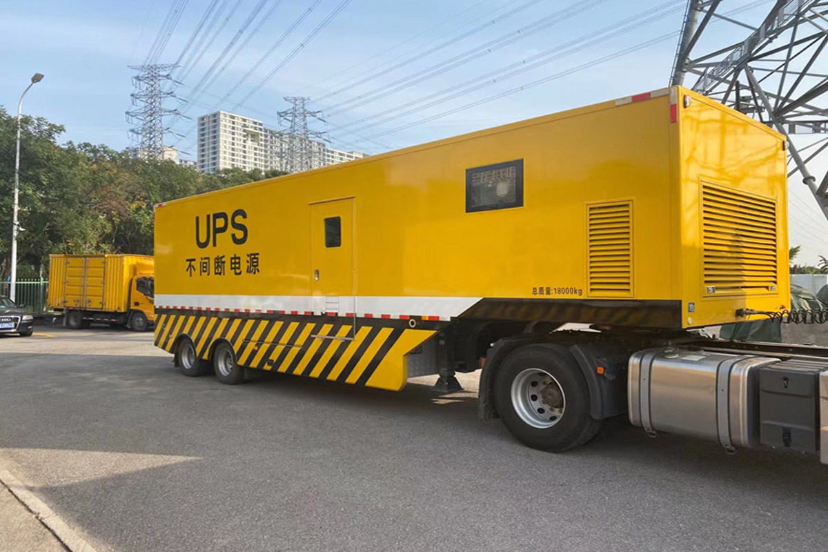 三乡镇发电机租赁施工现场